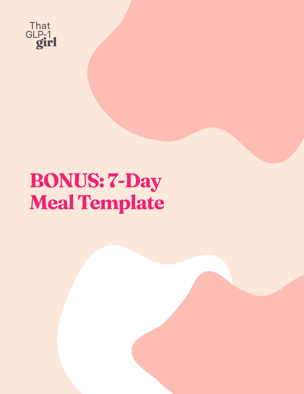 7-Day Meal Template cover